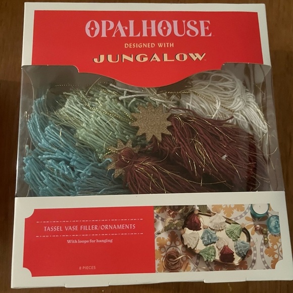 NWT tassel star filler ornaments opalhouse 8 pieces 4 boxes available Christmas - Picture 5 of 5